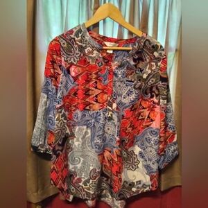 C J Banks Multi colored tunic